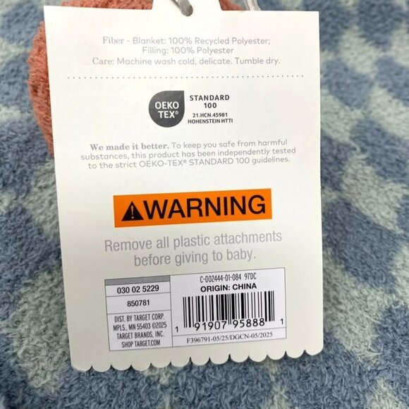 Apple Security Baby Blanket - Cloud Island™ Handkerchief Hem Soothing Bedtime - Picture 6 of 11